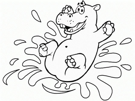 dibujos-hipopotamos